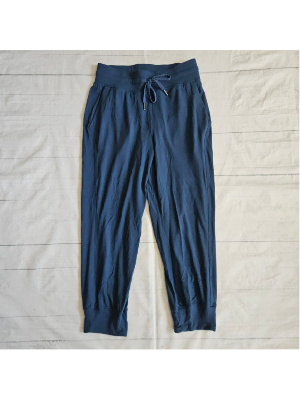 Lululemon Ready To Rulu High Rise Cropped Jogger Womens 6 Mineral Blue Active